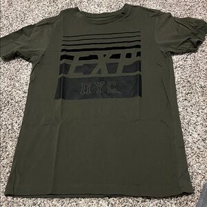 Express Men’s Olive Green T-Shirt